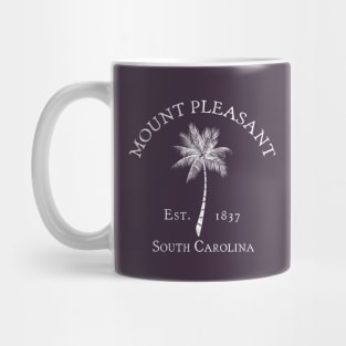 Mount Pleasant South Carolina Vintage Palmetto Mug